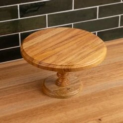 Brazilian Oak Cake Stand 8 Brazilian Oak Cake Stand -Cheap Carving Boards Store Brazilian Oak Cake Stand 00003