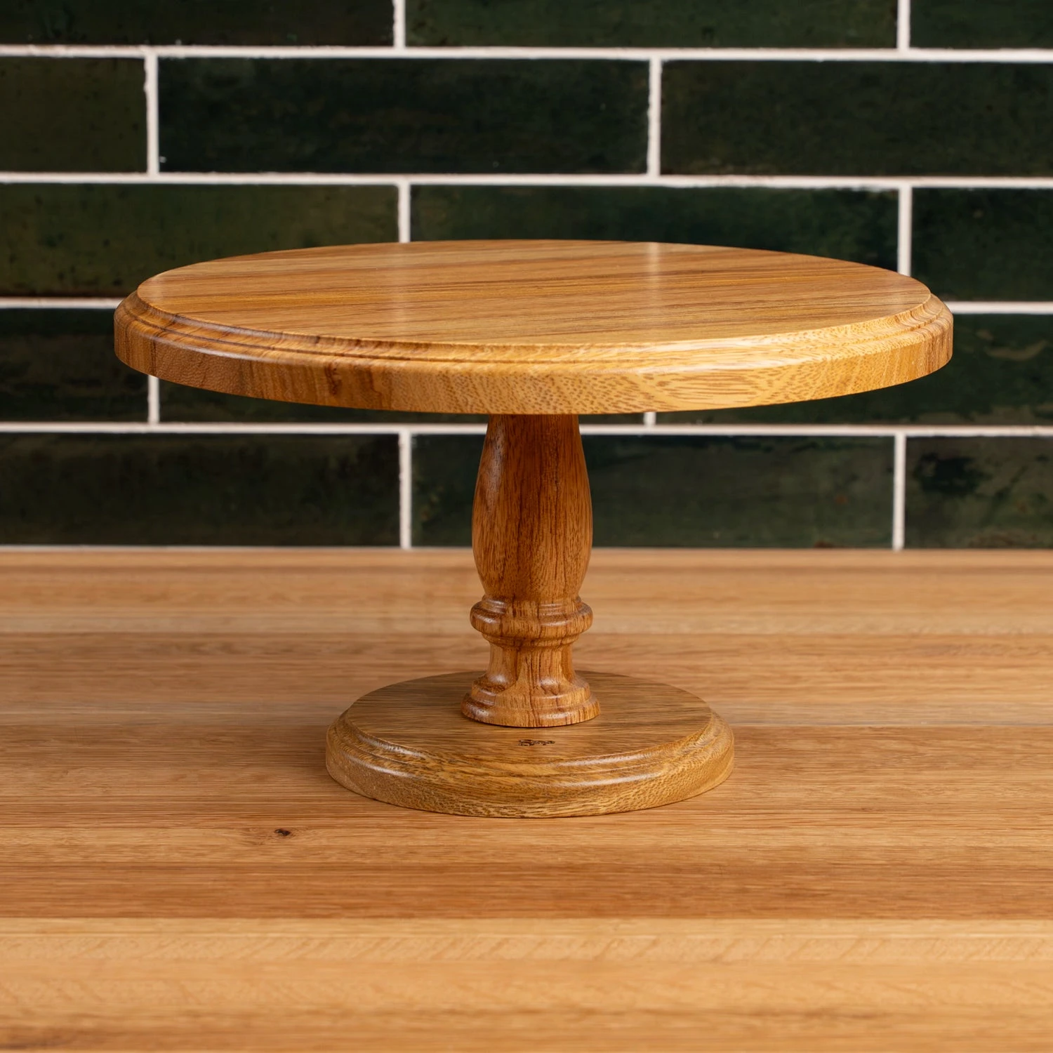 Brazilian Oak Cake Stand 2 Brazilian Oak Cake Stand - Image 2