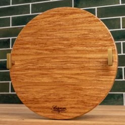 Brazilian Oak Round Serving Tray 13 Brazilian Oak Round Serving Tray -Cheap Carving Boards Store Brazilian Oak Round Serving Tray 00008