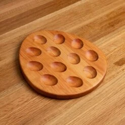 Cherry Deviled Egg Tray | 12 Egg -Cheap Carving Boards Store Cherry Deviled Egg Tray 12 egg 00003