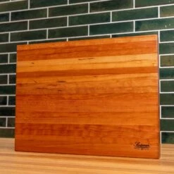 Cherry Butcher Block -Cheap Carving Boards Store Cherry Eased Edge Butcher Block Large 00008