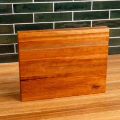 Cherry Butcher Block -Cheap Carving Boards Store Cherry Eased Edge Butcher Block Medium 00004