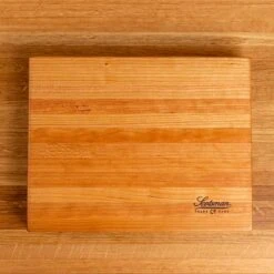 Cherry Butcher Block -Cheap Carving Boards Store Cherry Eased Edge Butcher Block Small 00001