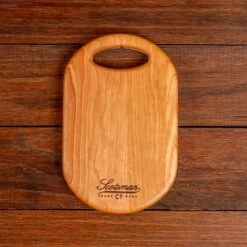 Cherry Oval Cheese Board -Cheap Carving Boards Store Cherry Oval Cheese Board Small 0001