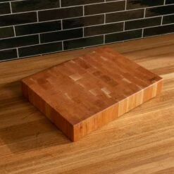 Cherry End Grain Rectangle Butcher Block -Cheap Carving Boards Store Cherry Rectangle End Grain Butcher Block Large 00002
