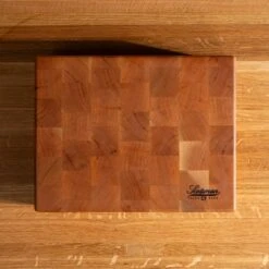 Cherry End Grain Rectangle Butcher Block -Cheap Carving Boards Store Cherry Rectangle End Grain Butcher Block Small 00002