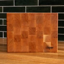 Cherry End Grain Rectangle Butcher Block -Cheap Carving Boards Store Cherry Rectangle End Grain Butcher Block Small 00007