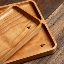 Cherry Wooden Valet -Cheap Carving Boards Store Cherry Valets 00013