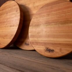 Scotsman Co. Cherry Lazy Susan -Cheap Carving Boards Store DSC01341