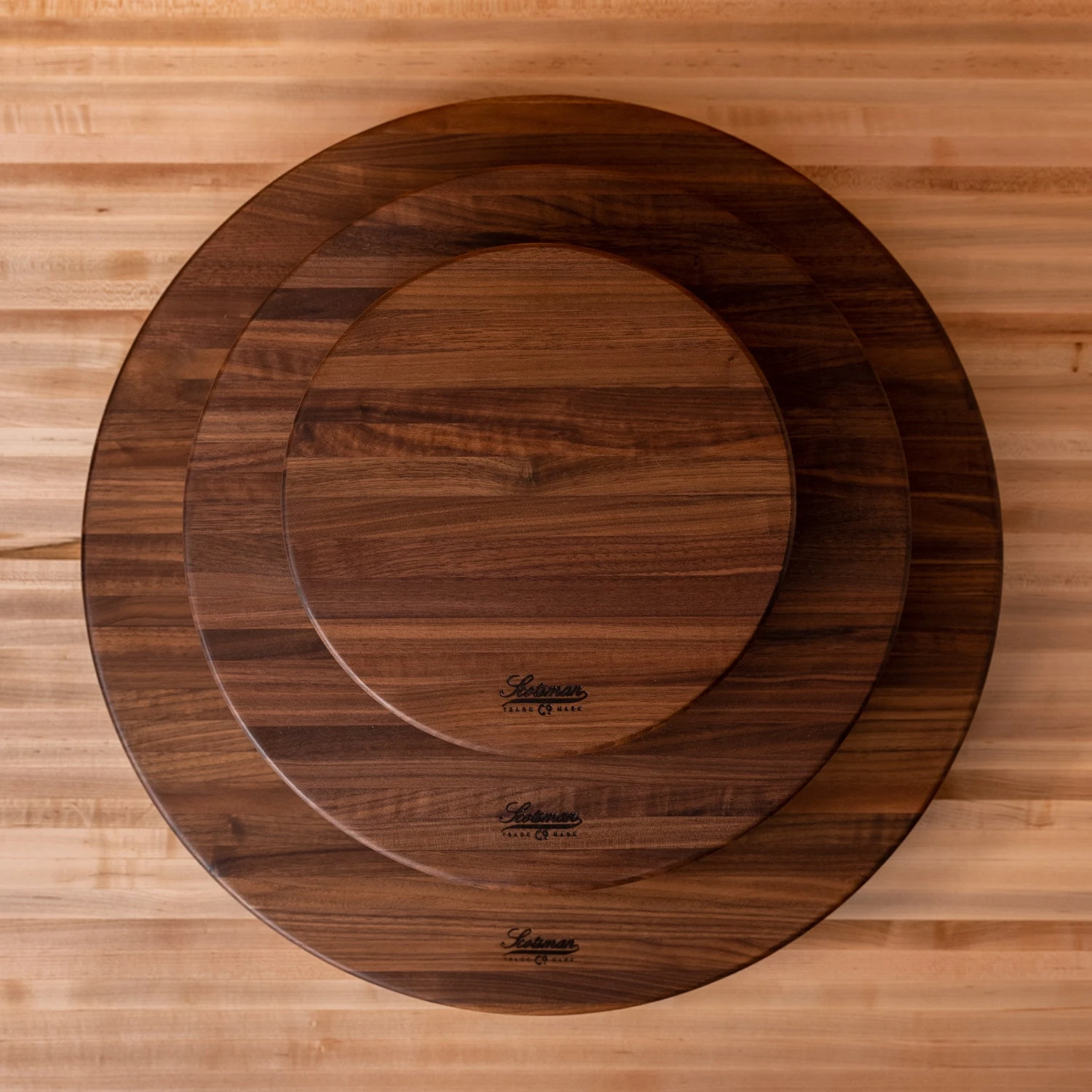 Scotsman Co. Walnut Lazy Susan 6 Scotsman Co. Walnut Lazy Susan - Image 6