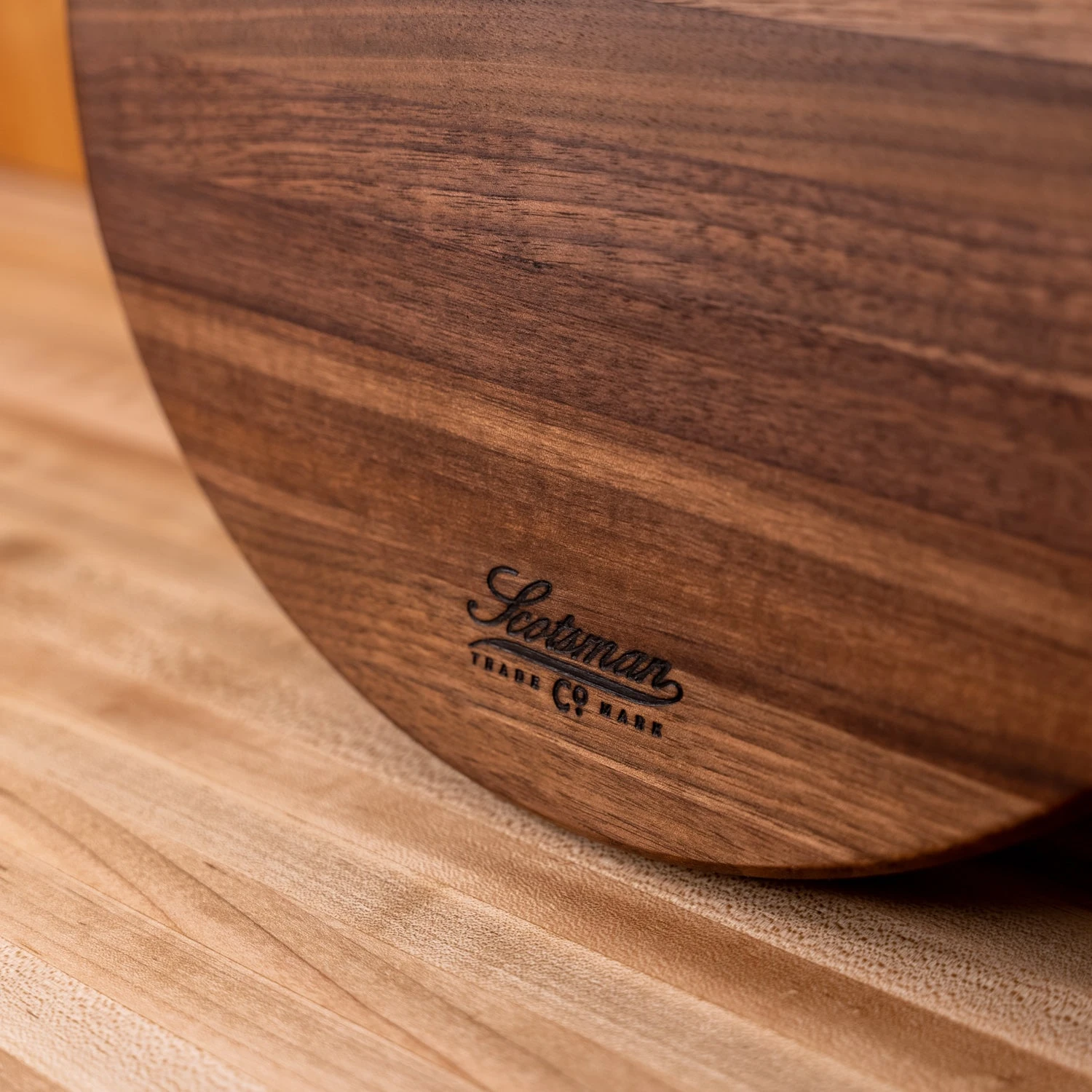 Scotsman Co. Walnut Lazy Susan 7 Scotsman Co. Walnut Lazy Susan - Image 7