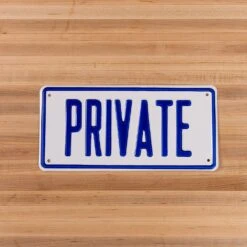 Private Sign