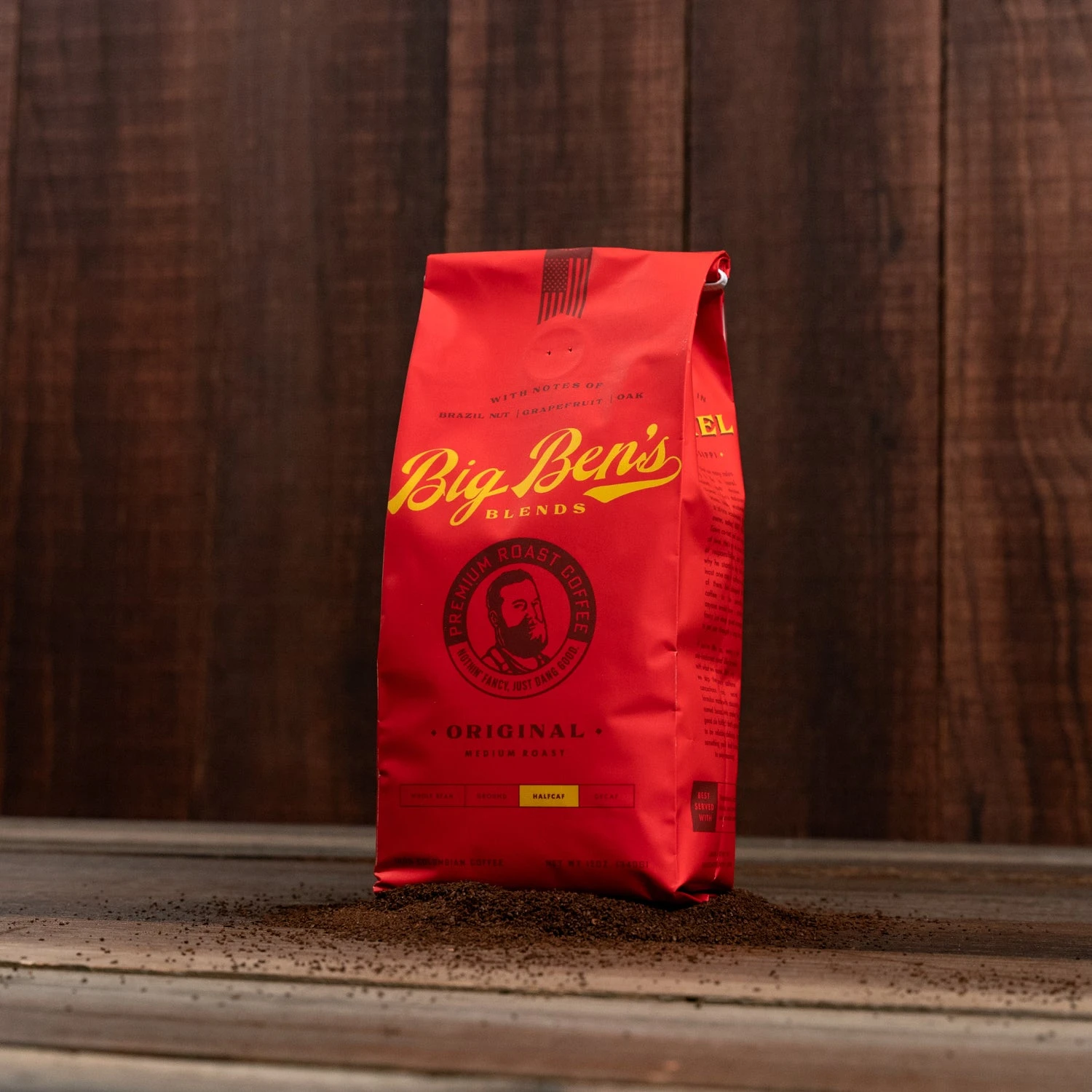 Original Blend Half-Caff Ground 12oz Bag 2 Original Blend Half-Caff Ground 12oz Bag - Image 2