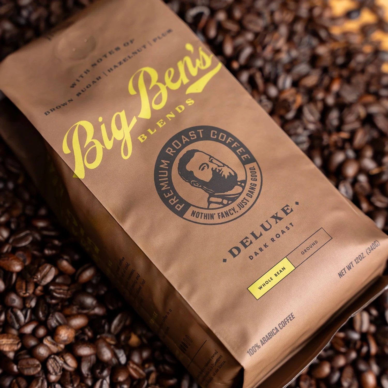 Deluxe Blend Whole Bean 12oz Bag 4 Deluxe Blend Whole Bean 12oz Bag - Image 4