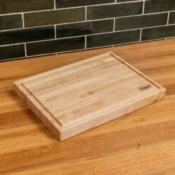 Maple Butcher Block With Juice Groove -Cheap Carving Boards Store Maple Butcher Block with Juice Grove 00011