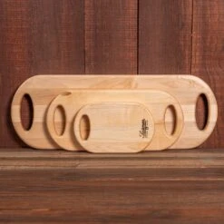 Maple Oval Cheese Board -Cheap Carving Boards Store Maple Oval Cheese Baords 00006