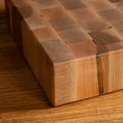 Maple End Grain Rectangle Butcher Block -Cheap Carving Boards Store Maple Rectangle End Grain Butcher Block Medium 00005