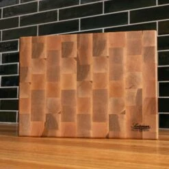 Maple End Grain Rectangle Butcher Block -Cheap Carving Boards Store Maple Rectangle End Grain Butcher Block Medium 00008