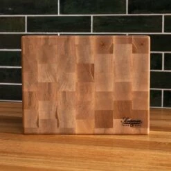 Maple End Grain Rectangle Butcher Block -Cheap Carving Boards Store Maple Rectangle End Grain Butcher Block Small 00007