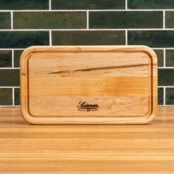 Maple Rectangle Serving Board With Juice Groove -Cheap Carving Boards Store Maple Rectangle Serving Board with Juice Groove 00005