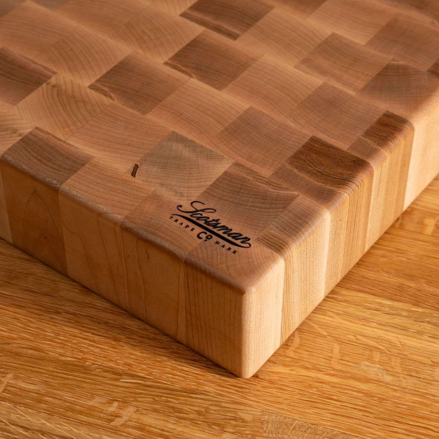Maple End Grain Square Butcher Block 14 Maple End Grain Square Butcher Block - Image 14