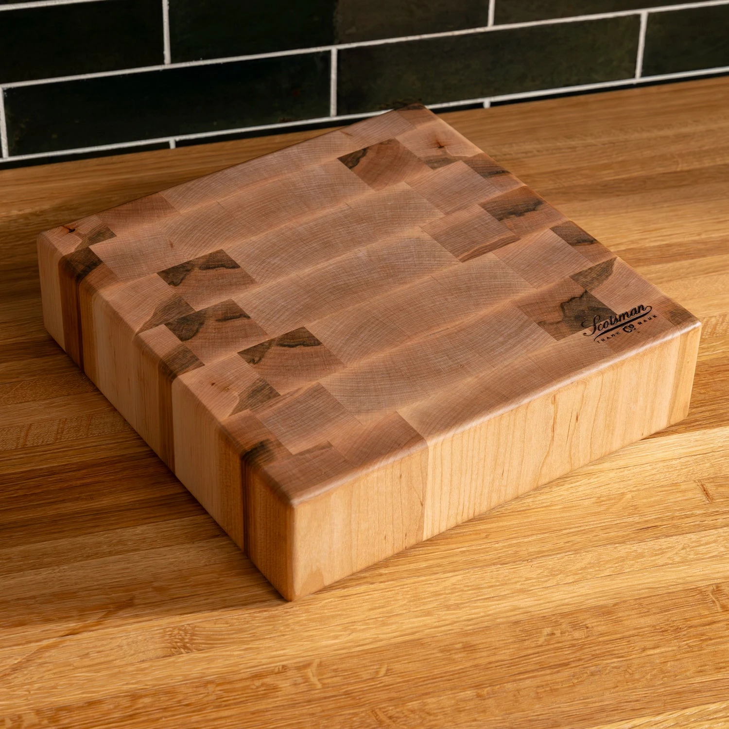 Maple End Grain Square Butcher Block 8 Maple End Grain Square Butcher Block - Image 8