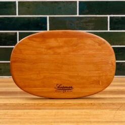 Cherry Oval Serving Board -Cheap Carving Boards Store NewWoodProducts Cherry June13 2024 006