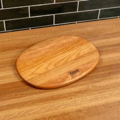 Cherry Oval Serving Board -Cheap Carving Boards Store NewWoodProducts Cherry June13 2024 010