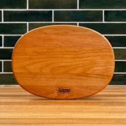 Cherry Oval Serving Board -Cheap Carving Boards Store NewWoodProducts Cherry June13 2024 014