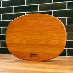 Cherry Oval Serving Board -Cheap Carving Boards Store NewWoodProducts Cherry June13 2024 016