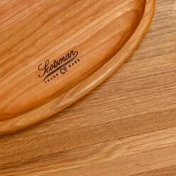 Cherry Oval Carving Board -Cheap Carving Boards Store NewWoodProducts Cherry June13 2024 058