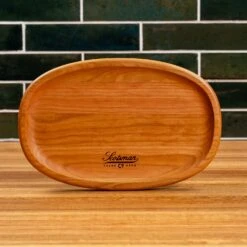 Cherry Oval Carving Board -Cheap Carving Boards Store NewWoodProducts Cherry June13 2024 060