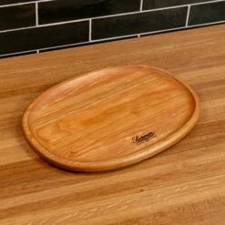 Cherry Oval Carving Board -Cheap Carving Boards Store NewWoodProducts Cherry June13 2024 064
