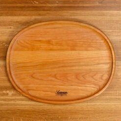 Cherry Oval Carving Board -Cheap Carving Boards Store NewWoodProducts Cherry June13 2024 071