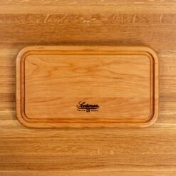 Cherry Rectangle Serving Board With Juice Groove -Cheap Carving Boards Store NewWoodProducts Cherry June13 2024 106