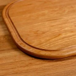 Cherry Rectangle Serving Board With Juice Groove -Cheap Carving Boards Store NewWoodProducts Cherry June13 2024 126