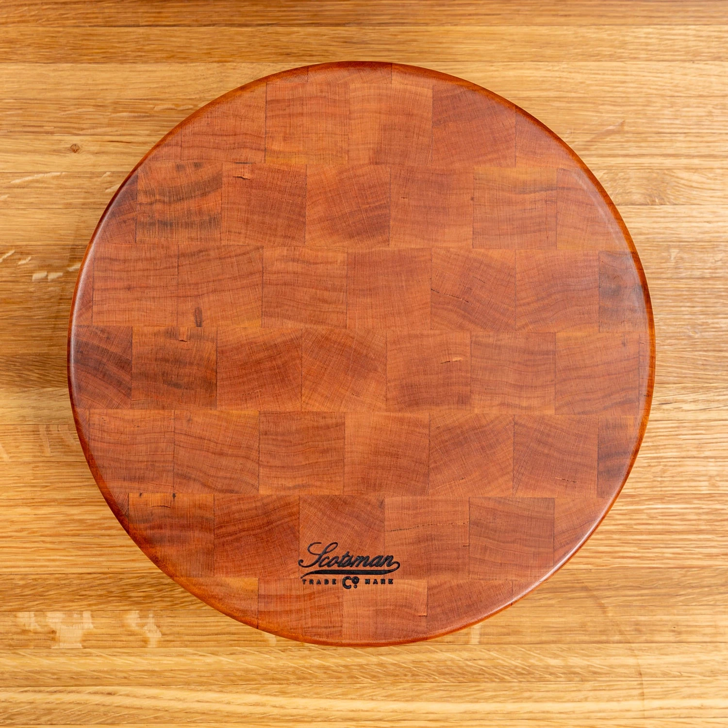 Cherry End Grain Round Butcher Block 10 Cherry End Grain Round Butcher Block - Image 10