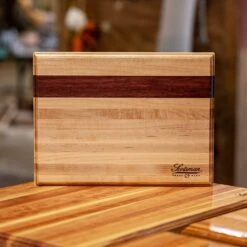 Maple & Purple Heart Classic Butcher Block