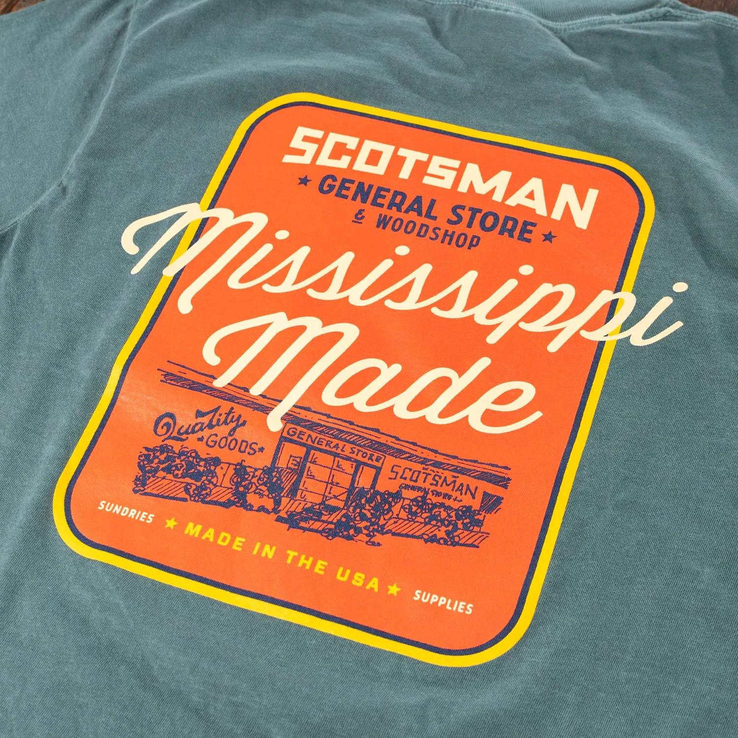 Scotsman Mississippi Made T-Shirt (No Pocket) 4 Scotsman Mississippi Made T-Shirt (No Pocket) - Image 4