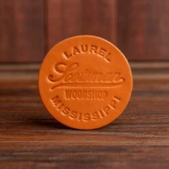 Scotsman Woodshop Leather Coaster