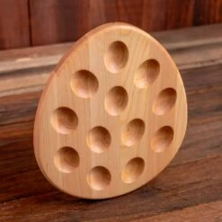 Maple Deviled Egg Tray | 12 Egg 8 Maple Deviled Egg Tray | 12 Egg -Cheap Carving Boards Store ScotsmanCo Deviled Egg Tray Walnut Maple Wood kitchenware home kitchen 00017