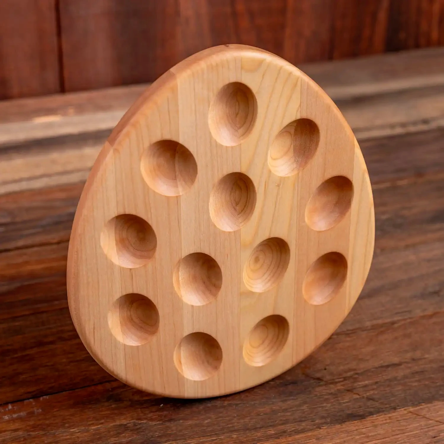 Maple Deviled Egg Tray | 12 Egg 3 Maple Deviled Egg Tray | 12 Egg - Image 3