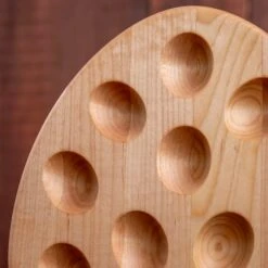 Maple Deviled Egg Tray | 12 Egg 10 Maple Deviled Egg Tray | 12 Egg -Cheap Carving Boards Store ScotsmanCo Deviled Egg Tray Walnut Maple Wood kitchenware home kitchen 00021
