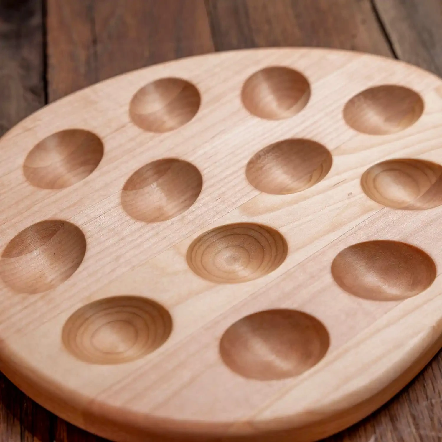 Maple Deviled Egg Tray | 12 Egg 2 Maple Deviled Egg Tray | 12 Egg - Image 2