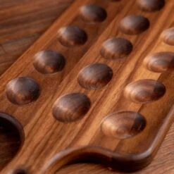Walnut Deviled Egg Tray | 18 Egg -Cheap Carving Boards Store ScotsmanCo Deviled Egg Tray Walnut Maple Wood kitchenware home kitchen 00076