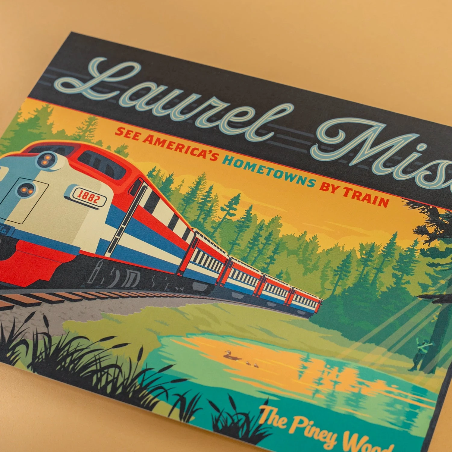 Train Mural Print 2 Train Mural Print - Image 2