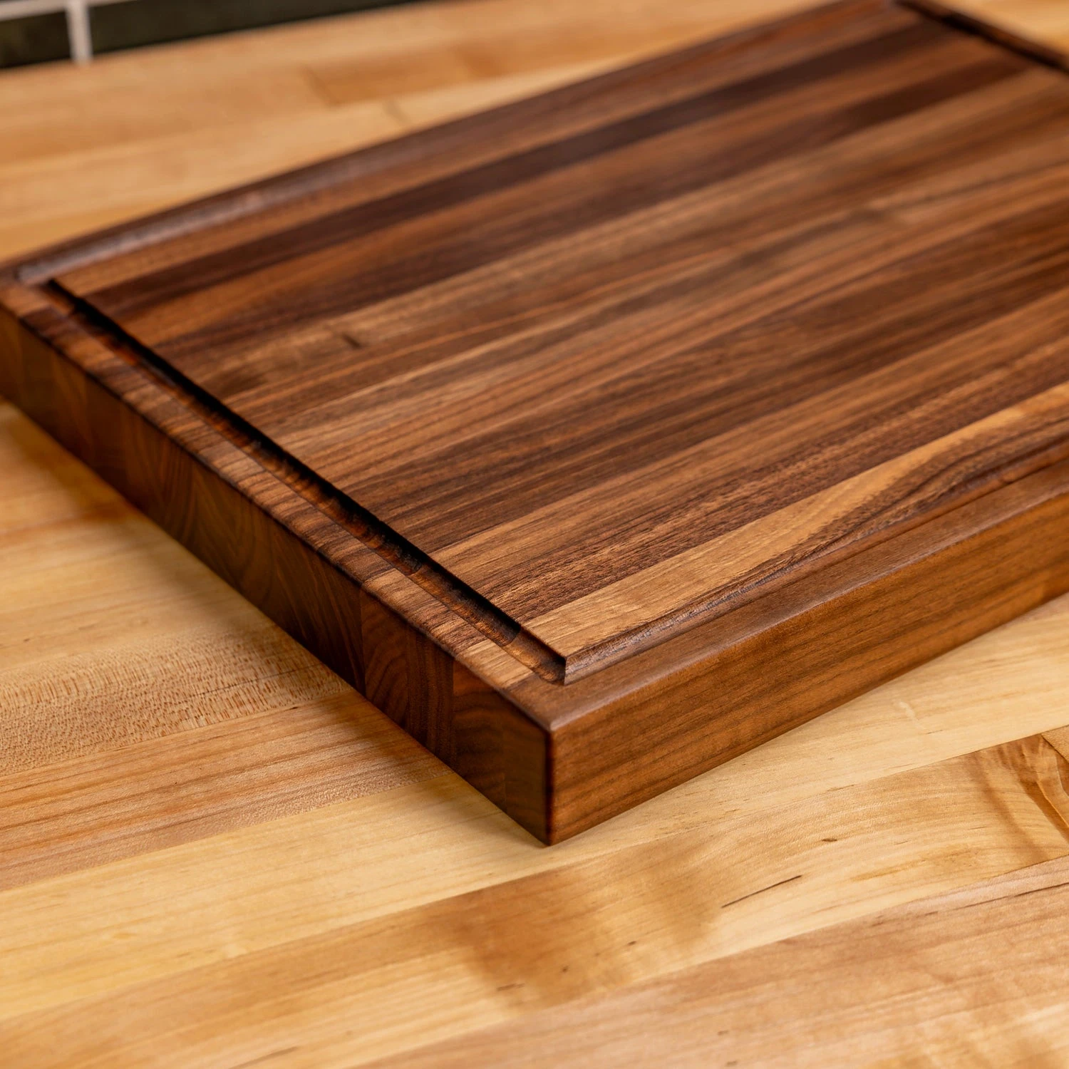 Walnut Butcher Block With Juice Groove 4 Walnut Butcher Block With Juice Groove - Image 4
