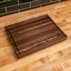 Walnut Butcher Block With Juice Groove 15 Walnut Butcher Block With Juice Groove -Cheap Carving Boards Store Walnut Butcher Block with Juice Groove 00009