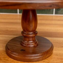 Walnut Cake Stand -Cheap Carving Boards Store Walnut Cake Stand 00005