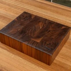 Walnut End Grain Rectangle Butcher Block -Cheap Carving Boards Store Walnut End Grain Rectangle Butcher Block small 00005